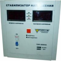 Стабилизатор напряжения однофазный FORTE TDR-3000VA
